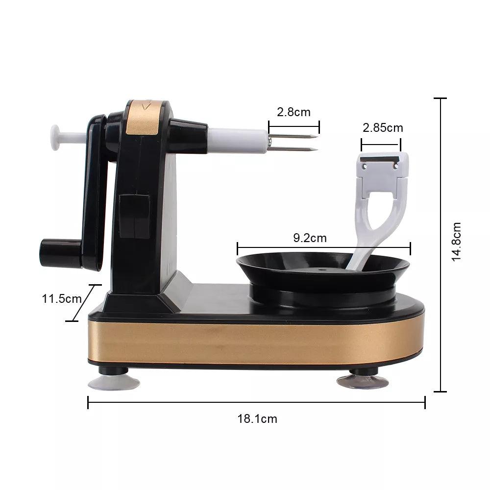Hand-Cranked Multifunction Fruit Peeler & Cutter - Efficient Kitchen Tool for Potatoes, Apples, and More - My Canine Fashion