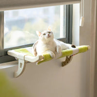 Mewoofun Hamaca para Gatos - Acogedora Cama montada en la Ventana para Gatos con Capacidad de 30 kg"