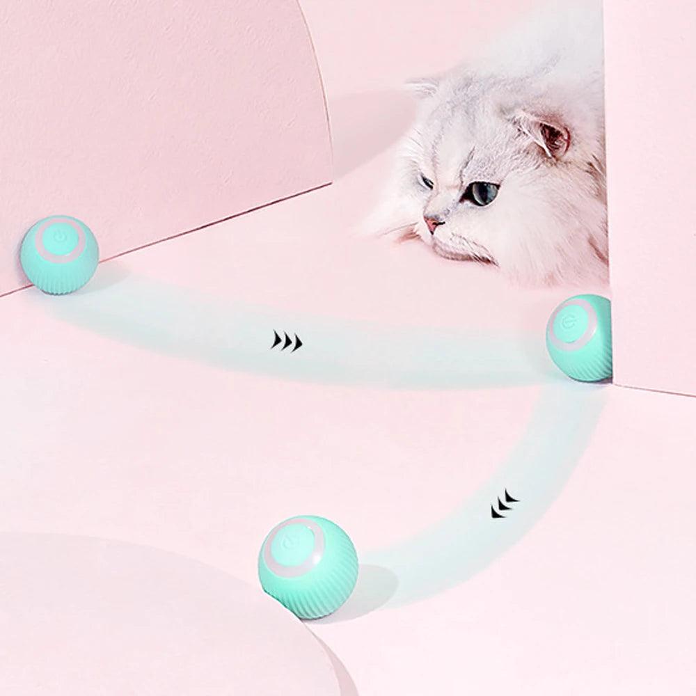 Interactive Smart Cat Toys - Self-moving Electric Rolling Ball for Engaging Indoor Play - My Canine Fashion